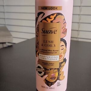 Suave Lush & Coily Moisturizing Conditioner And Leave In Conditioner